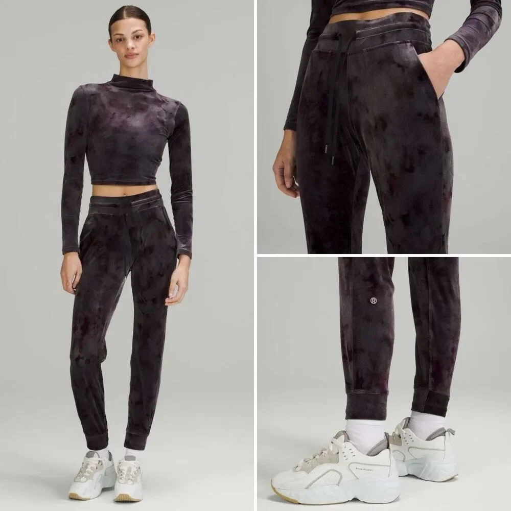 Lululemon Ready to Crush High-Rise Velour Jogger Full Length in Interstellar Dar